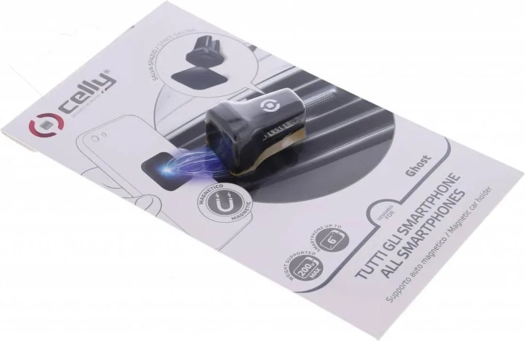 Celly Ghost Universele Autohouder - Zwart