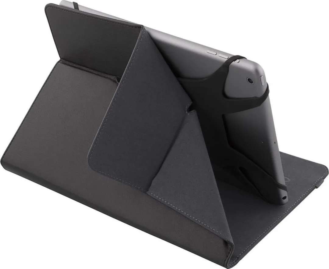 Deltaco TPF-1224 Universele Tablethoes 8" - 360° Draaibaar - Zwart