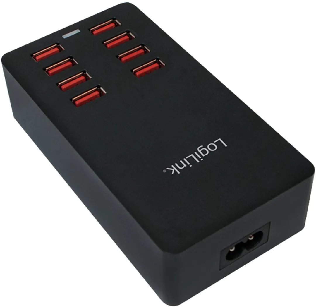 Logilink PA0140 USB-Laadstation 44W - 8x USB-A - Zwart