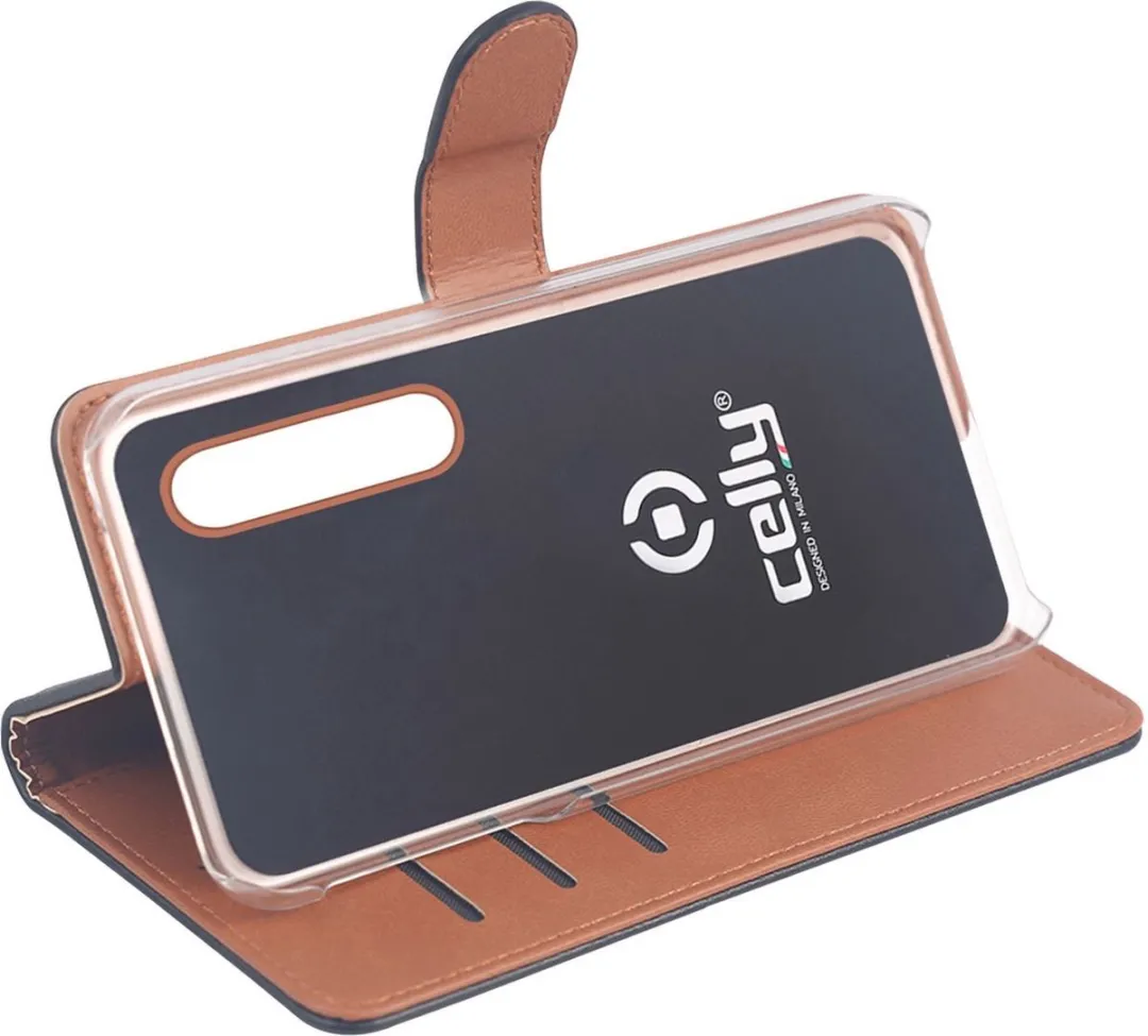 Celly Boekmodel Hoesje Huawei P30 WALLY848 - 3 Pasjes - Zwart - afbeelding 6 van 6