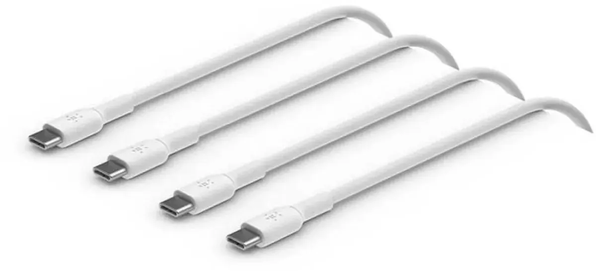 Belkin BoostCharge USB-C Kabel 1m - Wit (2 stuks)