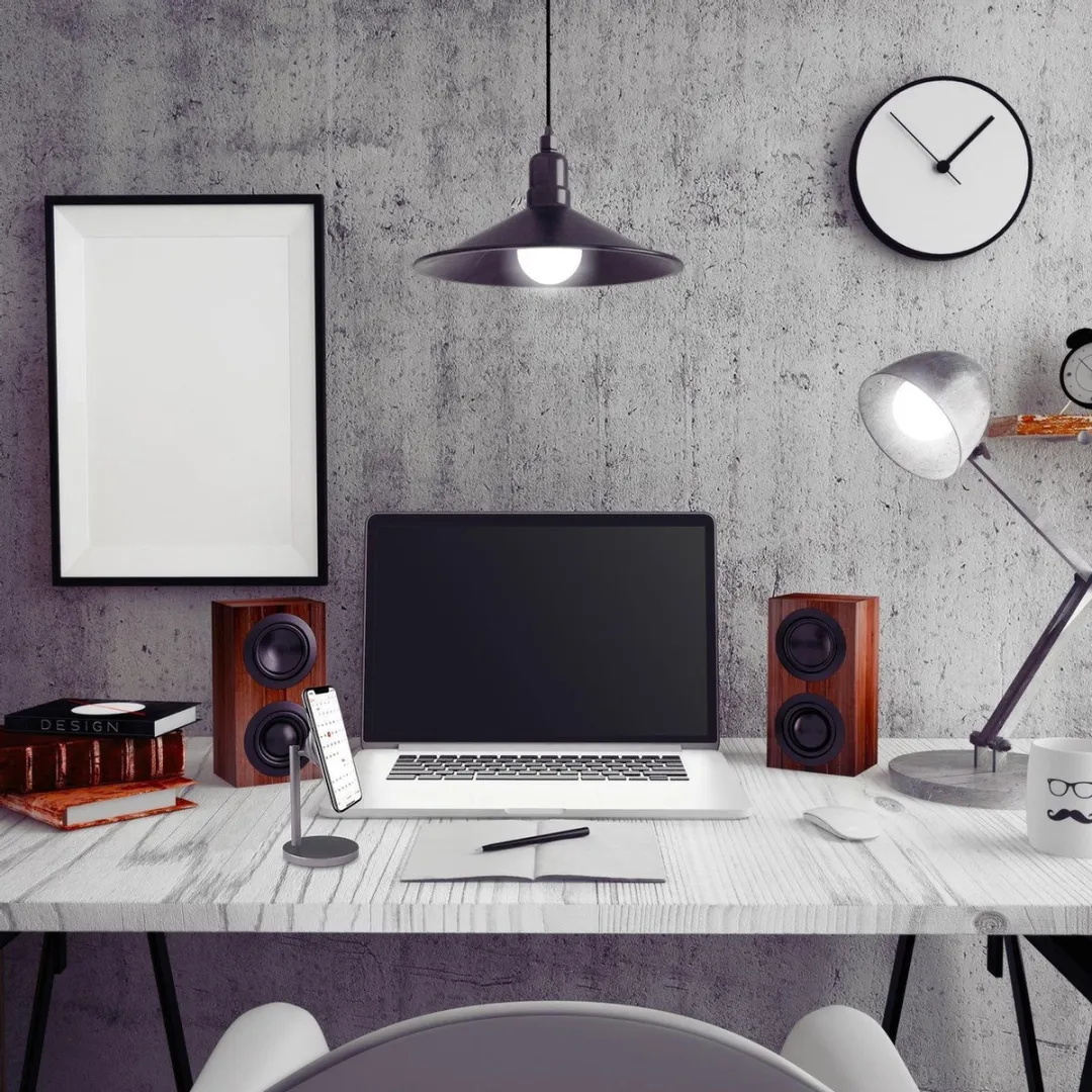Celly GhostDesk Telefoonhouder Bureau - Magnetisch - Grijs - afbeelding 6 van 6