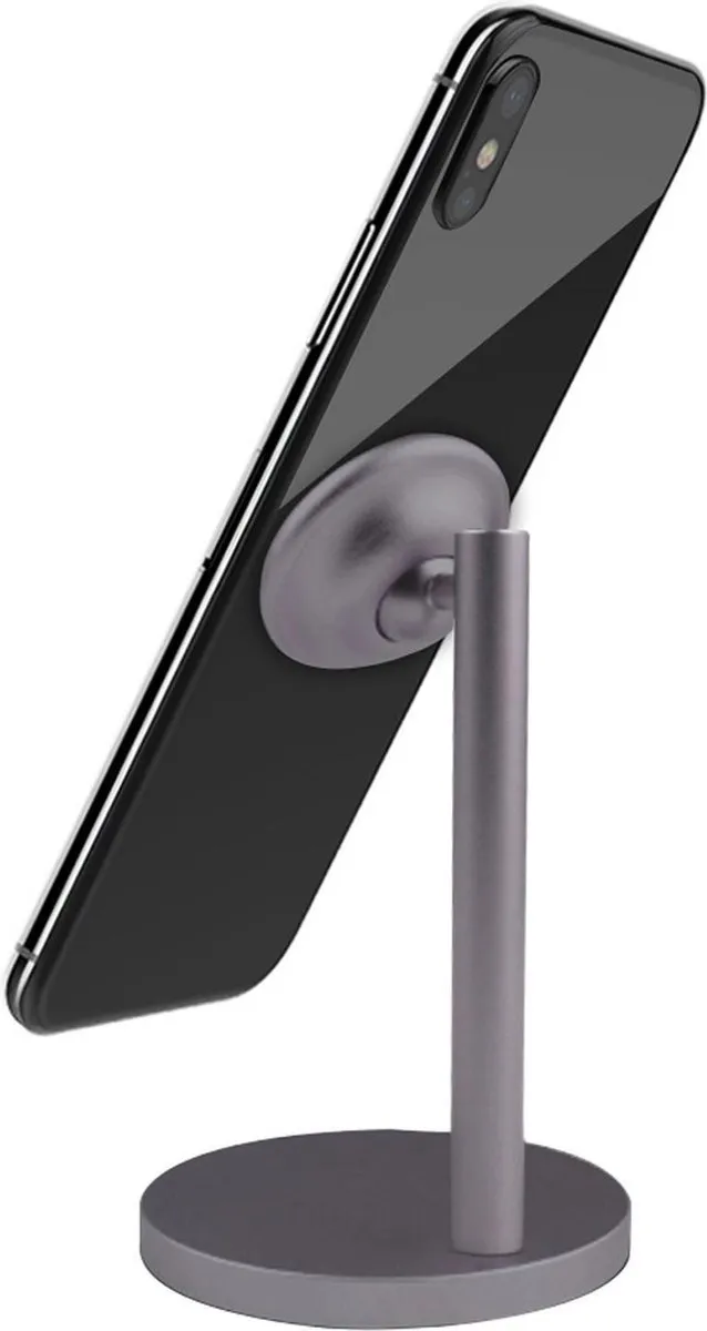 Celly GhostDesk Telefoonhouder Bureau - Magnetisch - Grijs