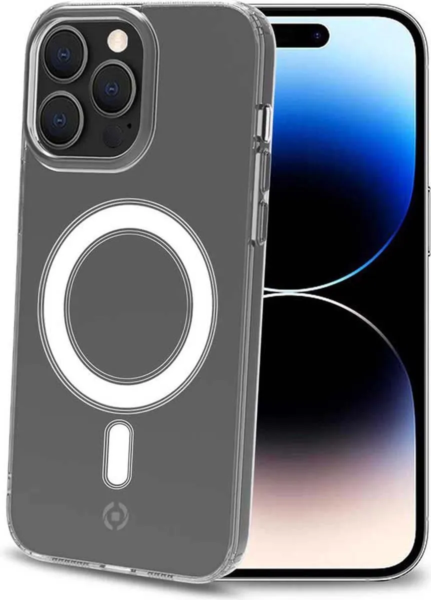 Celly GelskinMag Siliconen Hoesje iPhone 14 Pro