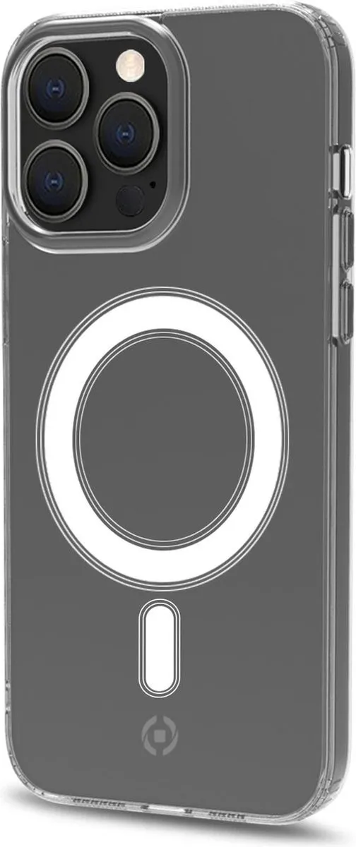 Celly GelskinMag Siliconen Hoesje iPhone 14 Pro - Transparant - Magsafe