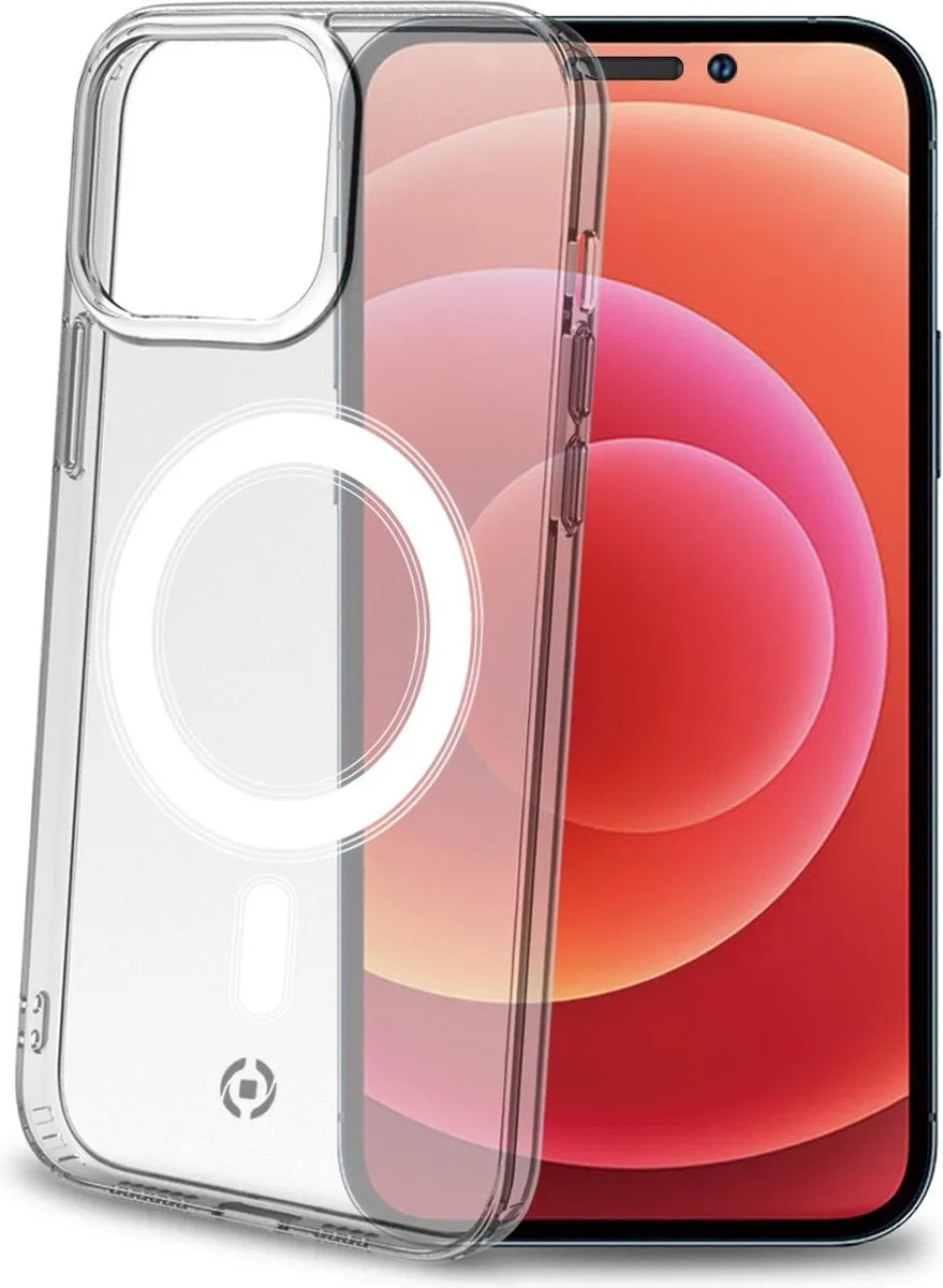 Celly GelskinMag Siliconen Hoesje iPhone 14 Pro - Transparant - Magsafe