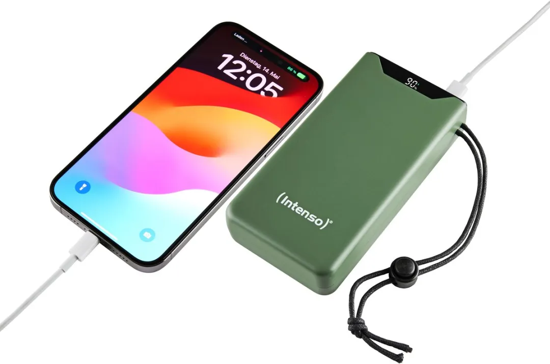 Intenso F20000 Powerbank 20.000mAh - 2x USB - PD/QC 3.0 - Groen