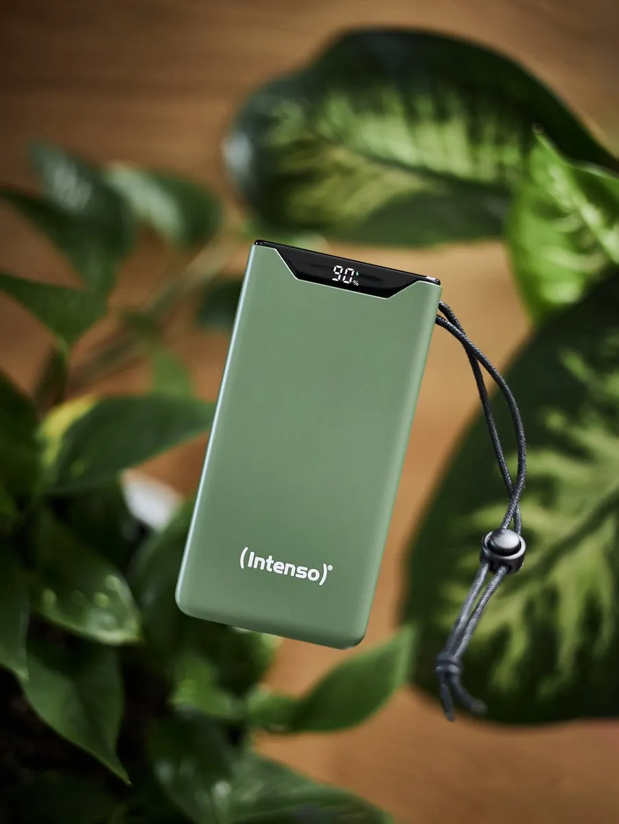 Intenso F20000 Powerbank 20.000mAh - 2x USB - PD/QC 3.0 - Groen - afbeelding 6 van 6