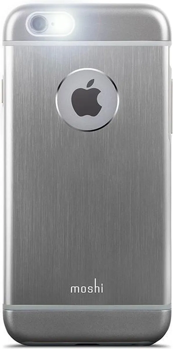 Moshi iGlaze Armour iPhone 6/6s Plus - Zilver - afbeelding 6 van 6