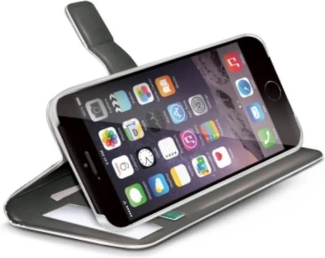 Celly Wally Hoesje iPhone 6/6s Plus WIT - 2 Stuks