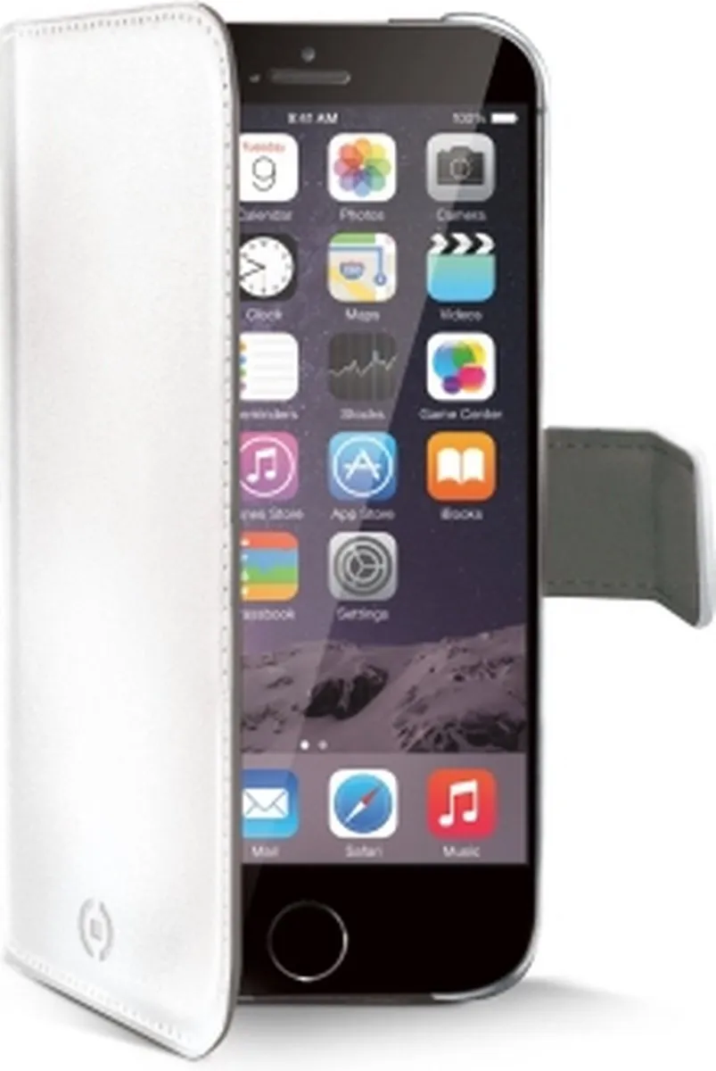 Celly Wally Hoesje iPhone 6/6s Plus WIT