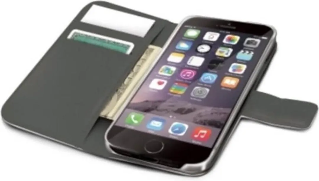 Celly Wally Hoesje iPhone 6/6s Plus WIT - 2 Stuks