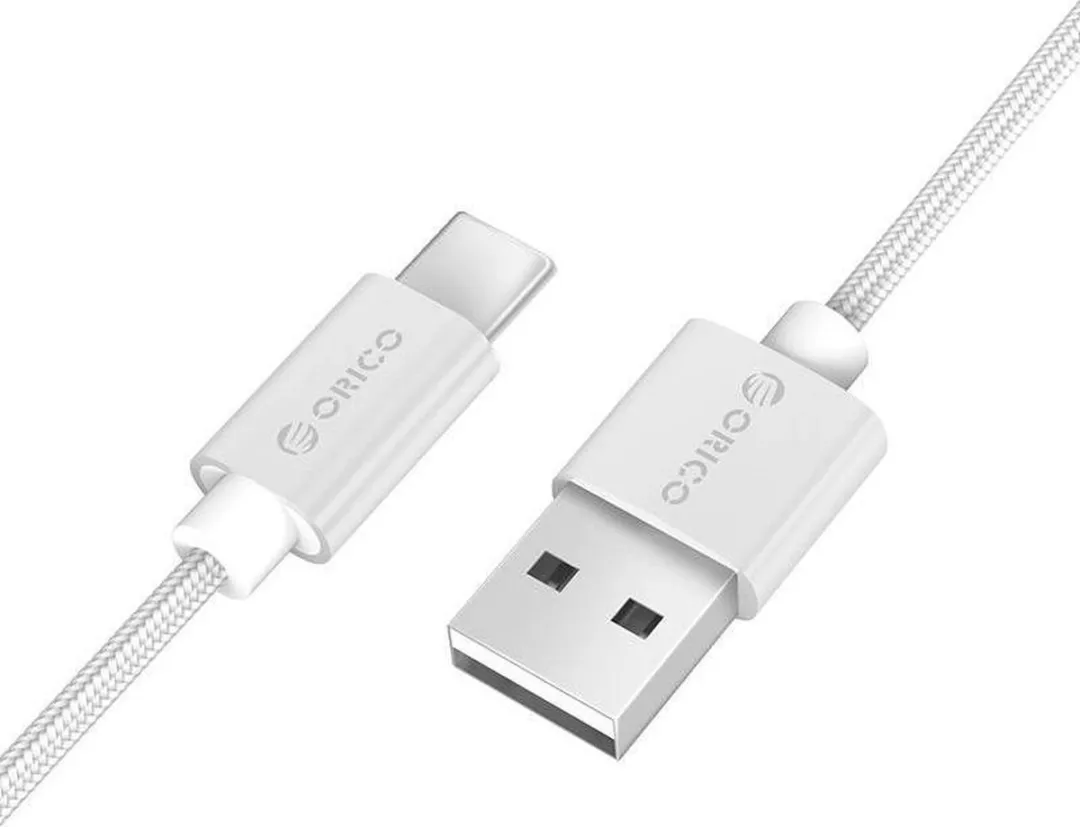 ORICO HTF-10-SV USB-C Laad- en Datakabel 2.4A - Grijs