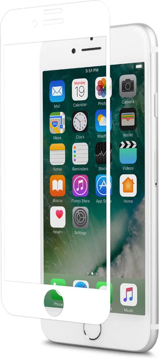 Moshi IonGlass Beschermfolie - iPhone 8/SE (2020/2022) - Transparant - afbeelding 2 van 5