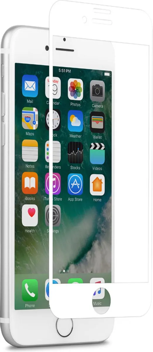 Moshi IonGlass Beschermfolie - iPhone 8/SE (2020/2022) - Transparant - afbeelding 3 van 5