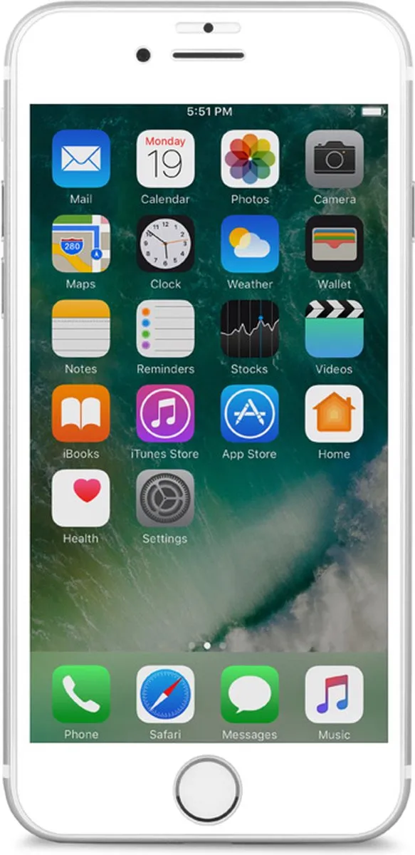 Moshi IonGlass Beschermfolie - iPhone 8/SE (2020/2022) - Transparant - afbeelding 4 van 5