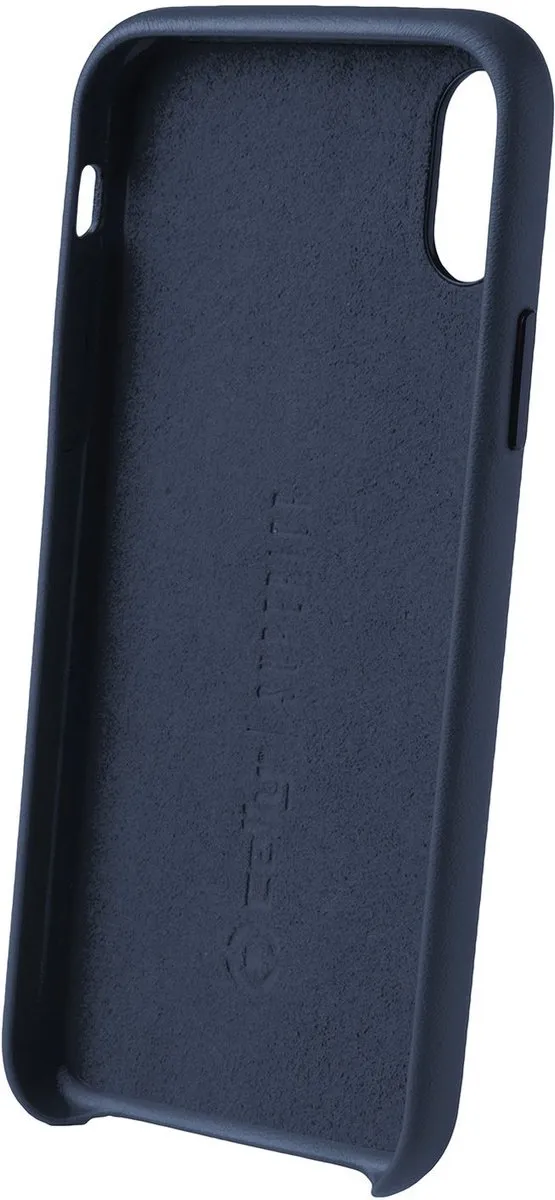 Celly Superior Back Cover iPhone X/Xs - Blauw - SUPERIOR900BL