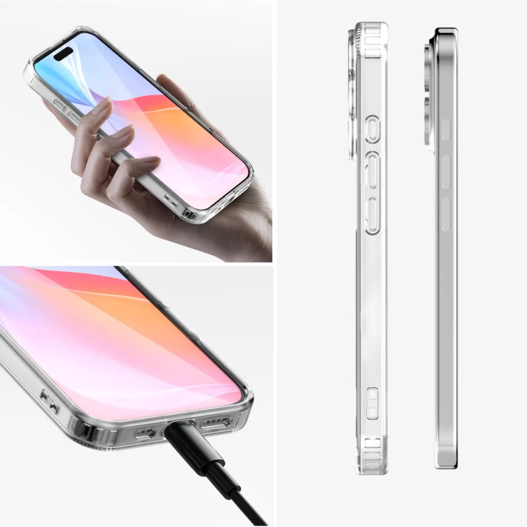 4Smarts iPhone 16 MagSafe Hoesje 9H Transparant