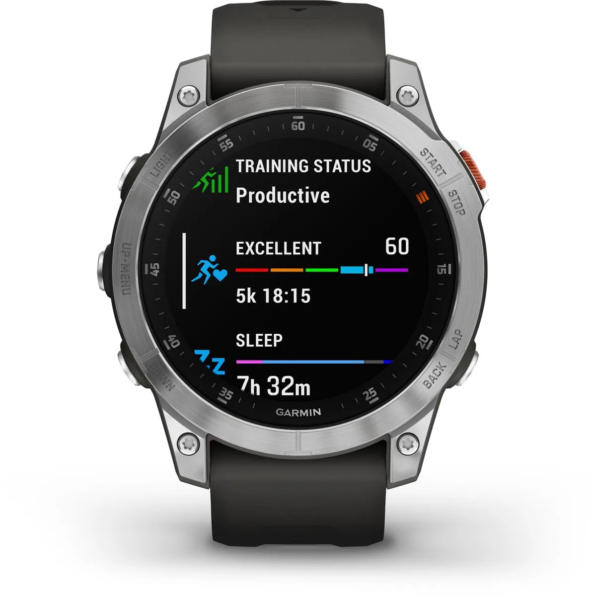 Garmin Epix Multisport Smartwatch - 47mm - Zilverkleurig/Zwart