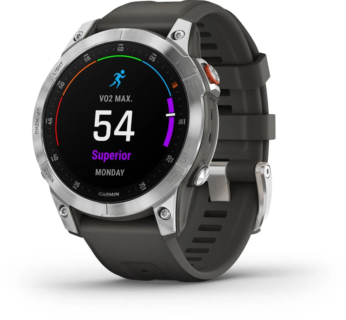 Garmin Epix Multisport Smartwatch - 47mm - Zilverkleurig/Zwart
