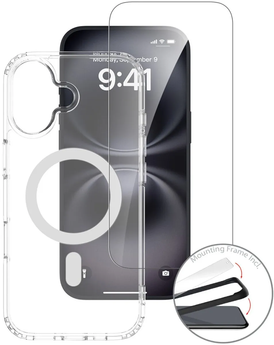 4Smarts 541556 iPhone 17 Hoesje - Transparant Wit