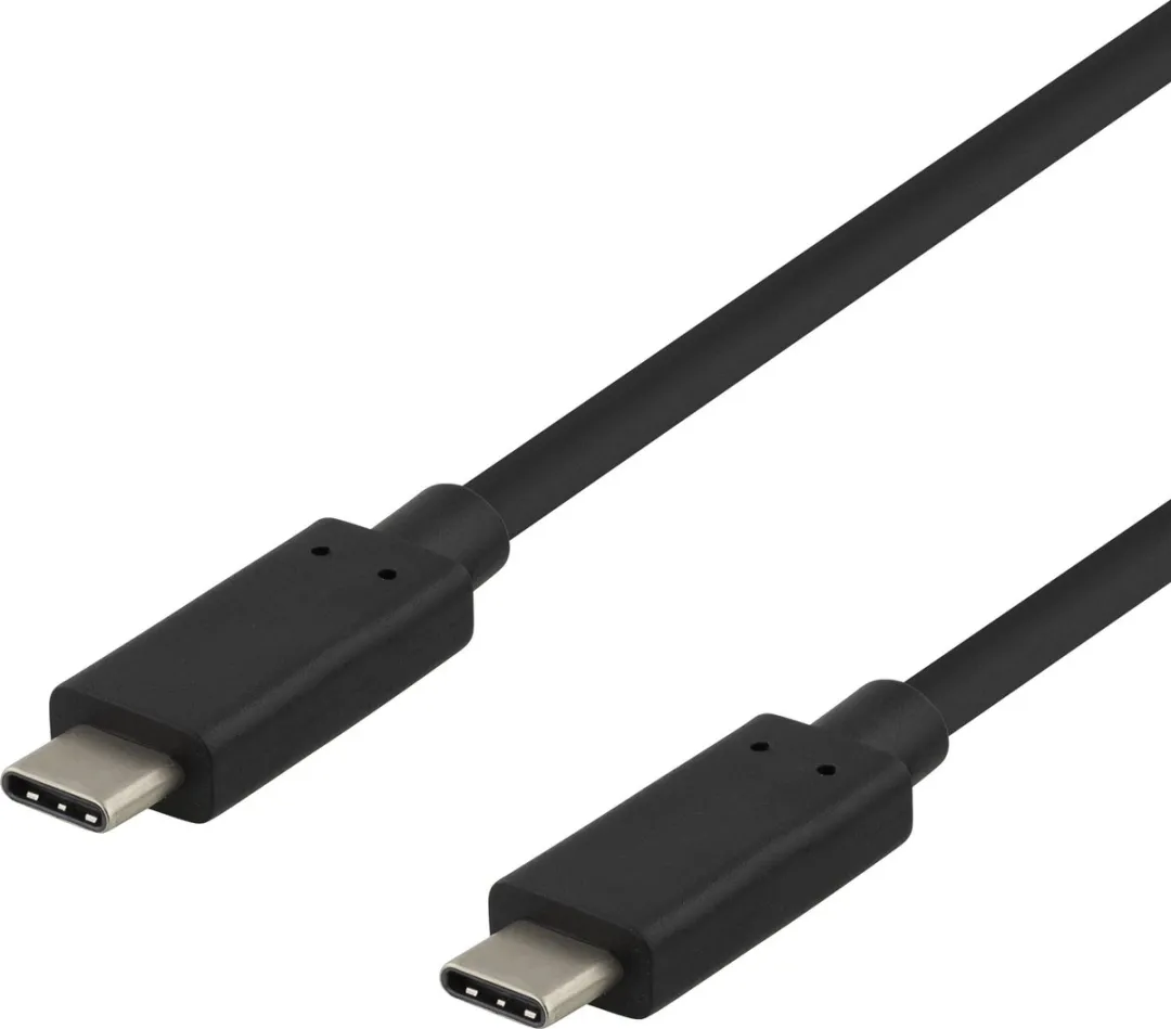 Deltaco USBC-1121 USB-C Kabel 50cm - Zwart