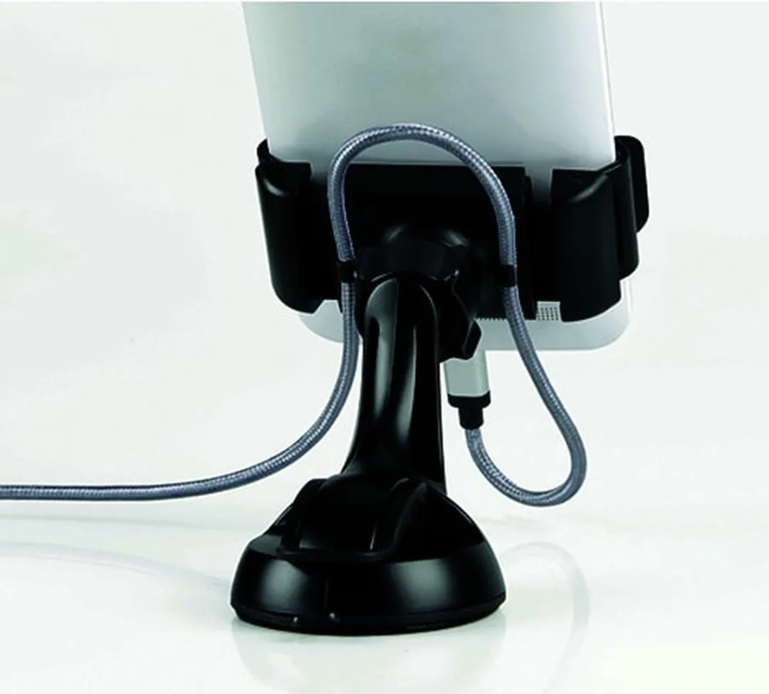 Lampa Snap Fin Telefoonhouder Zuignap - Universeel 80mm - Zwart