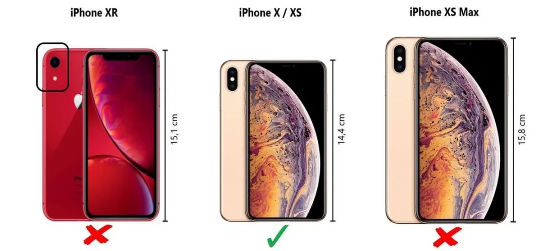 Celly Magnetic Ghost Backcase iPhone XS/X - Donkerblauw