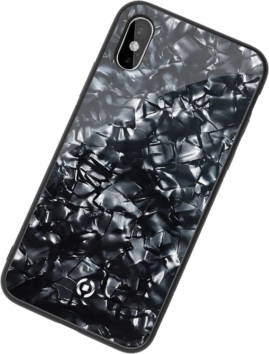 Celly Gelskin Siliconen Hoesje iPhone Xs - Zwart
