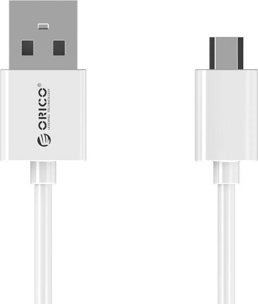 ORICO USB naar Micro-USB Kabel 3A 1M - Wit