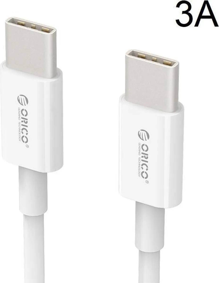 ORICO ORI-BCU-10-WH Type-C Kabel - 1m - 3A - Wit