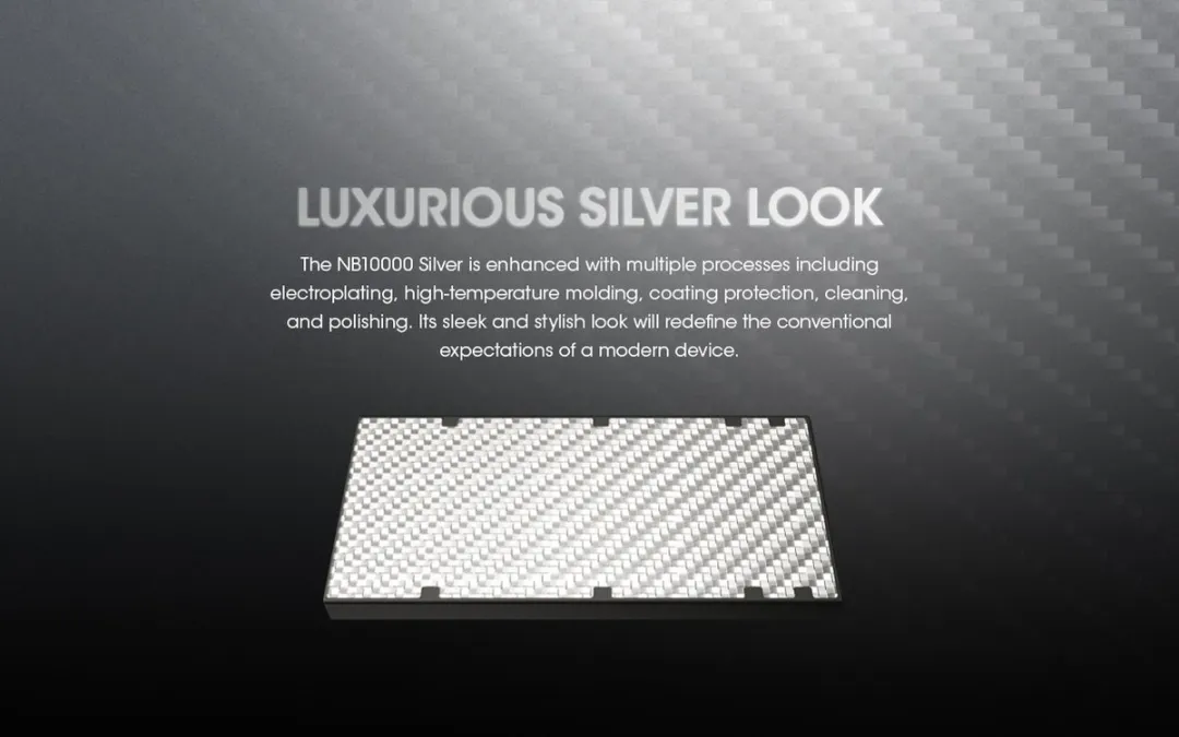 Nitecore NB10000 Powerbank 10000mAh - 20W - Zilver