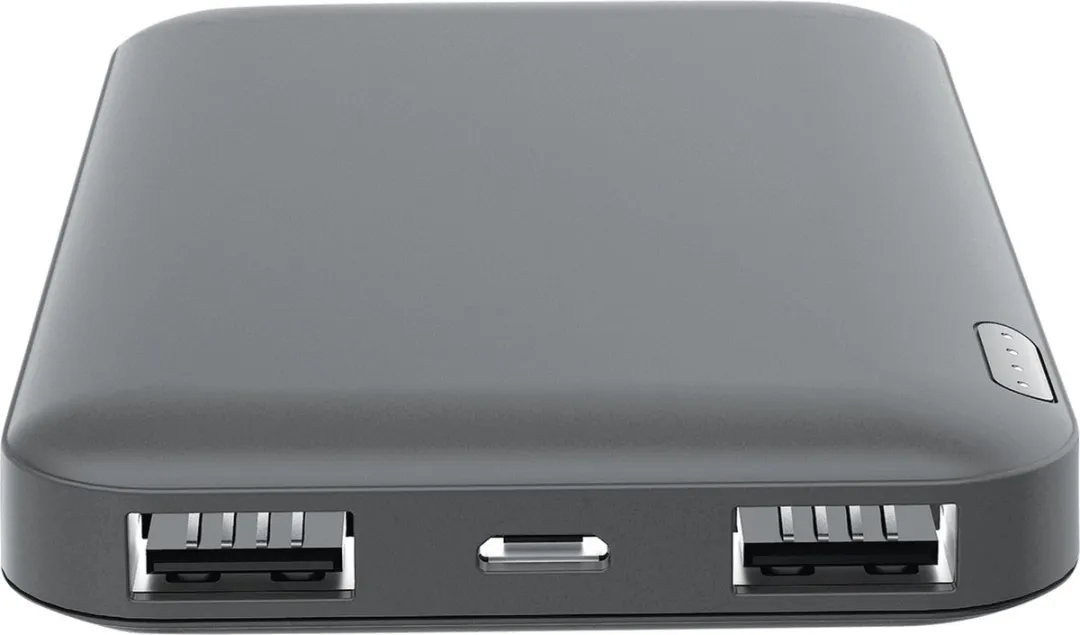Celly Shock Powerbank 5000mAh - 4 Outputs - Zwart