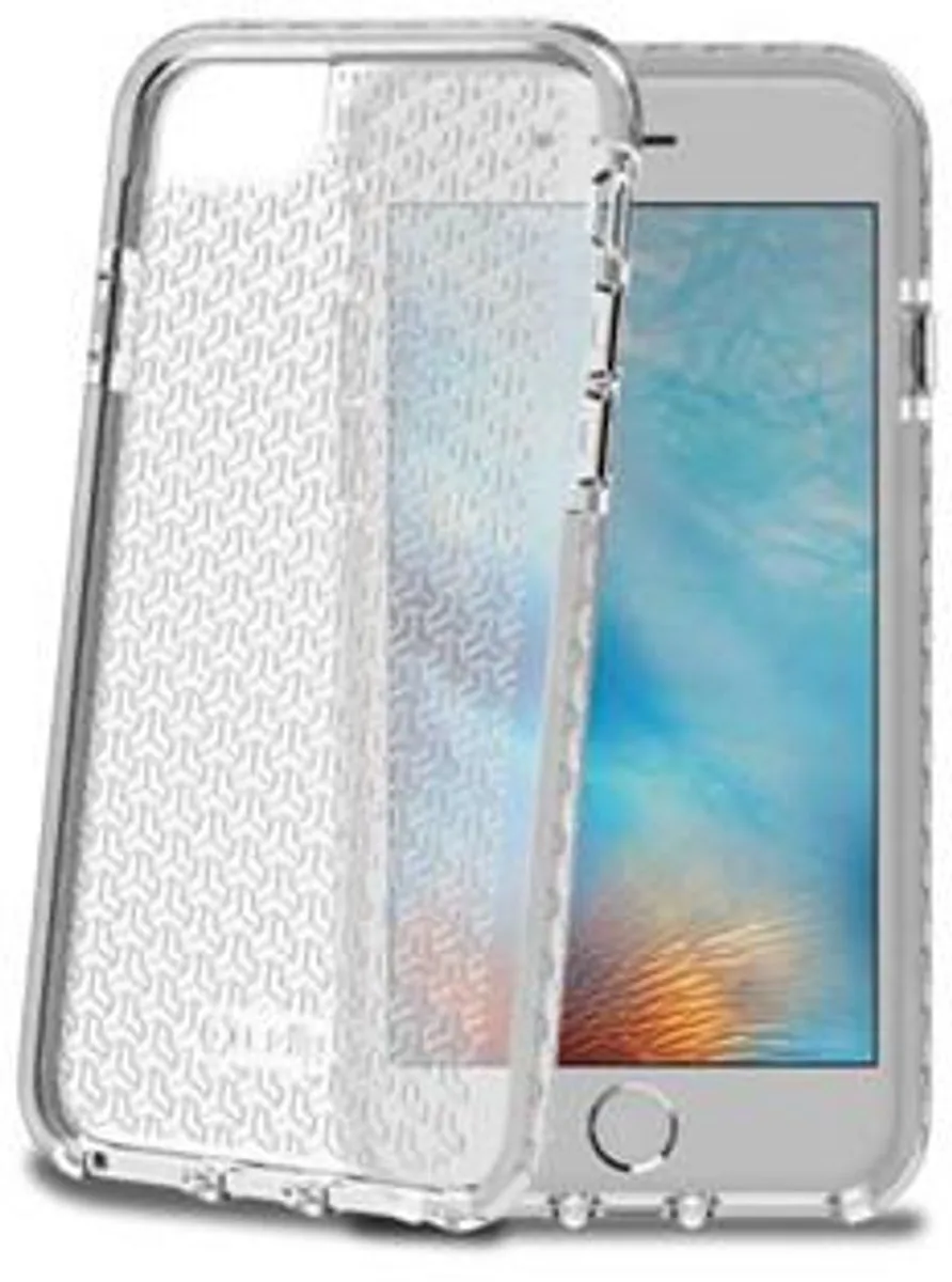 Celly Wit Hexagon Hoesje iPhone 8/7