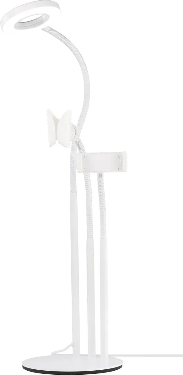 Deltaco ARM-280 Selfie Ringlamp - 3-in-1 Wit