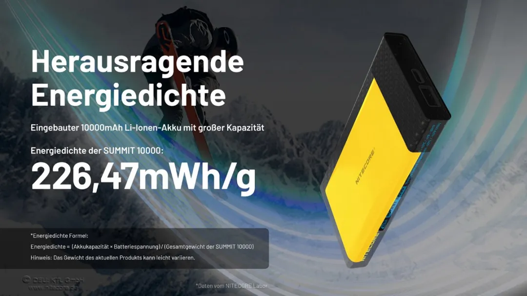 Nitecore SUMMIT 10000 Powerbank