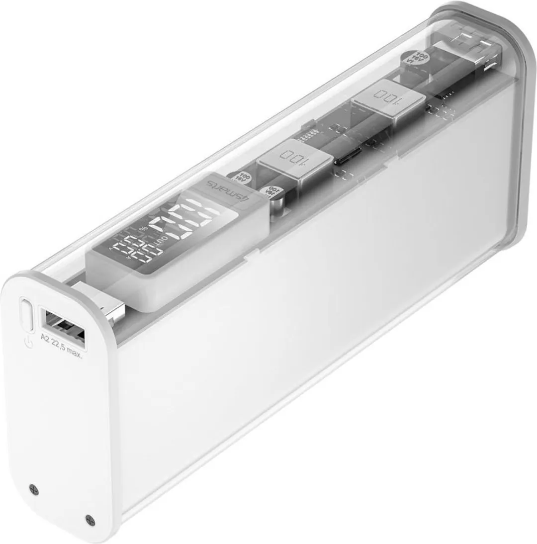 4Smarts Lucid Block Powerbank 20.000mAh 100W - Wit