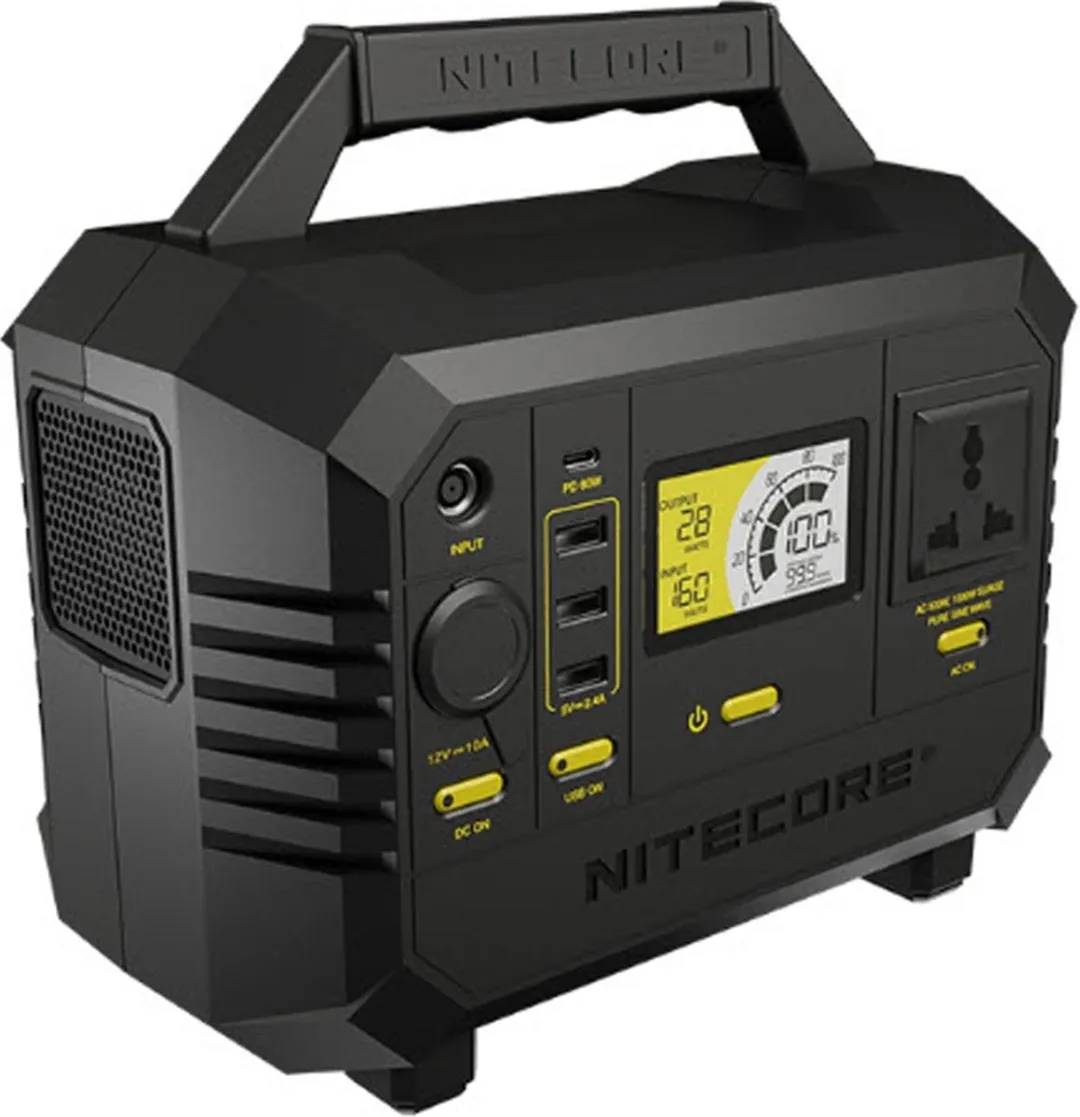Nitecore NES500 Power Station 500W - 144000mAh - Zwart