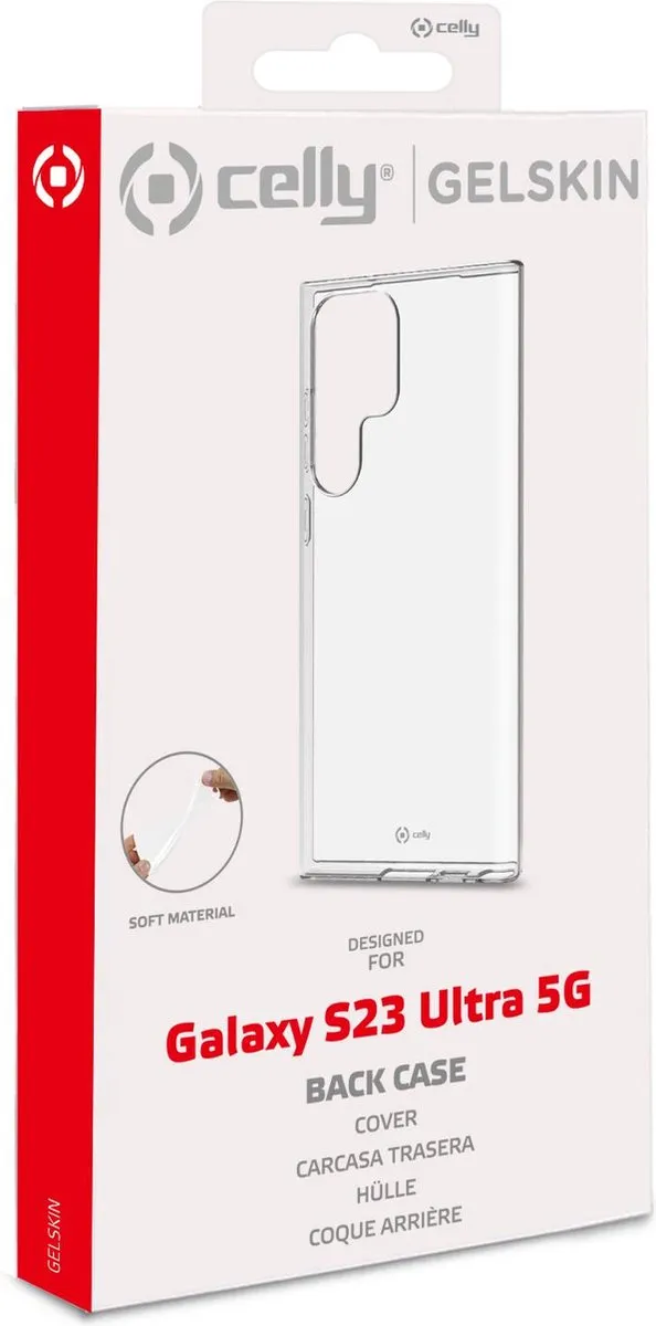 Celly Gelskin Siliconen Hoesje 8021735200475 - Transparant