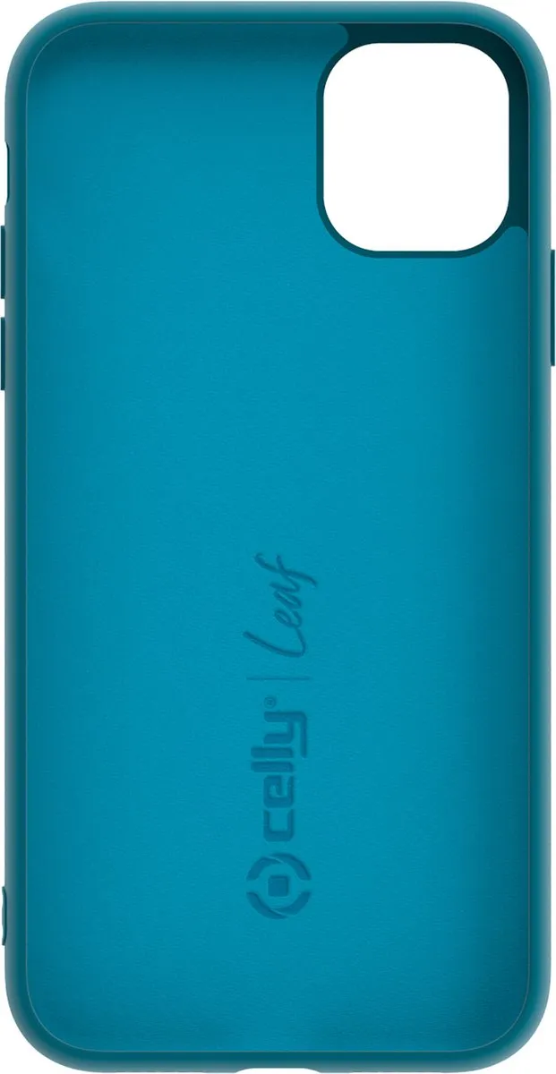 Celly Leaf Siliconen Hoesje iPhone 11 LEAF1001LB - Blauw
