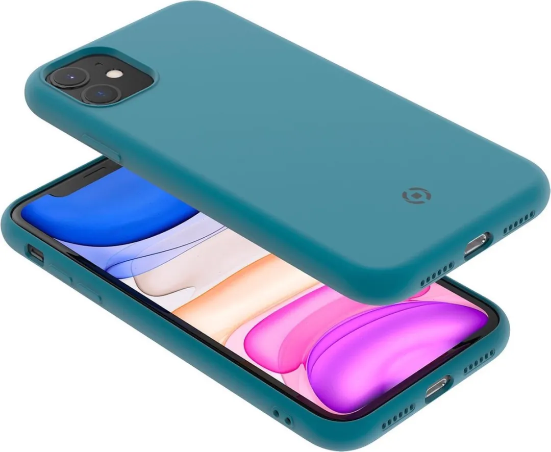 Celly Leaf Siliconen Hoesje iPhone 11 LEAF1001LB - Blauw