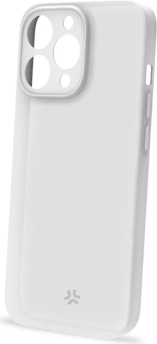 Celly Space Siliconen Hoesje iPhone 15 Pro - Wit