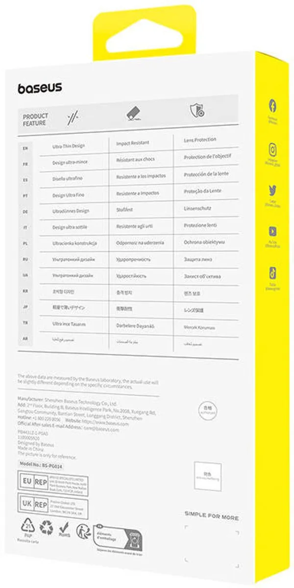 Baseus Os-Lucent Hoesje iPhone 15 Pro - Transparant - afbeelding 5 van 6