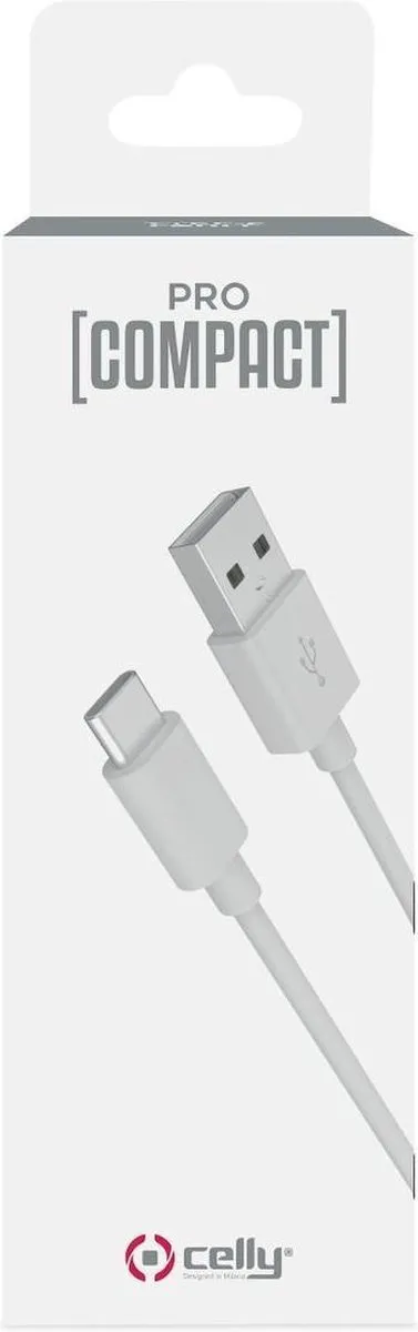 Celly USB-C Kabel 1m Wit