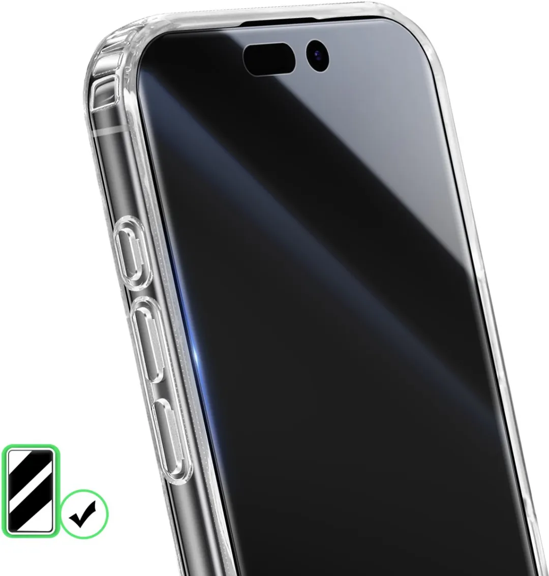 4Smarts iPhone 17 Anti-Spion Schermbeschermer - Gehard Glas - Zwart