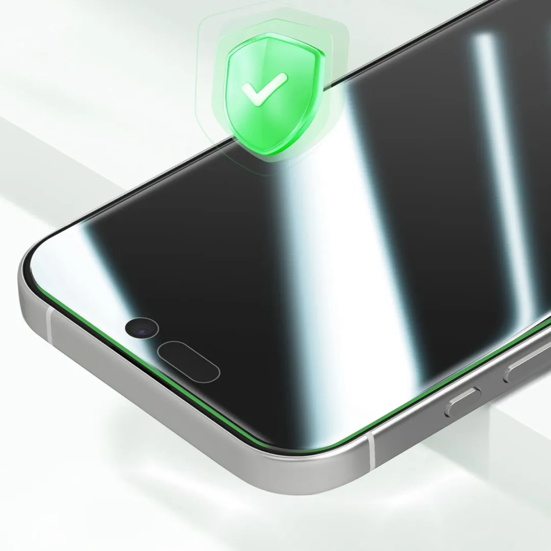 4Smarts iPhone 17 Anti-Spion Schermbeschermer - Gehard Glas - Zwart