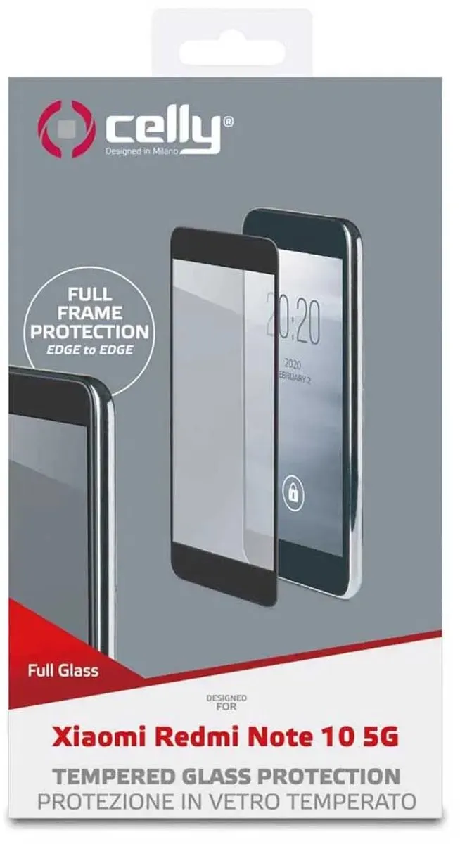 Celly Xiaomi Redmi Note 10 Schermbeschermer - Transparant - afbeelding 6 van 6