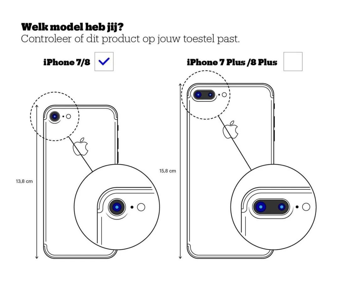 Celly Prysma Cover iPhone 7/8/SE 2020 - Zwart