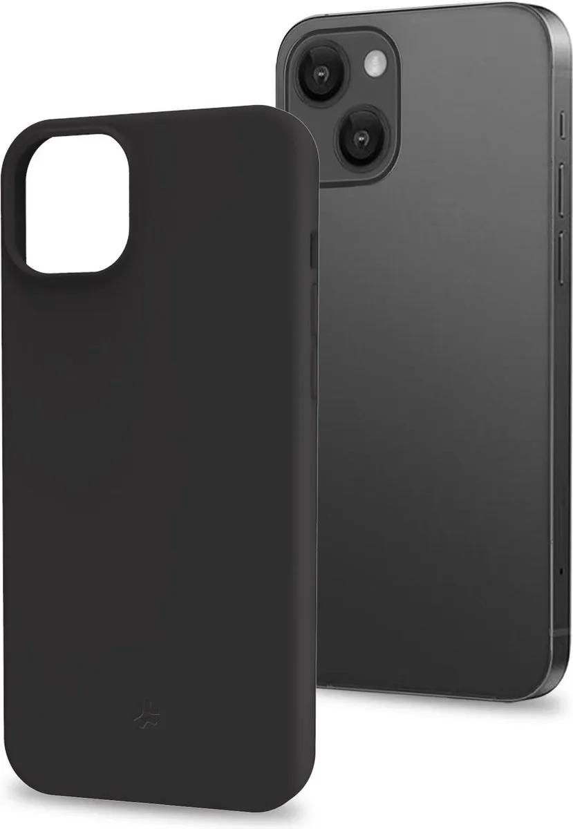 Celly Cromo Siliconen Hoesje iPhone 15 Plus - Zwart - MPN 8021735204954