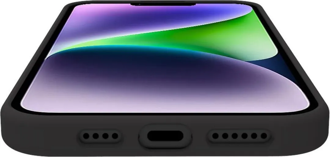 Celly Cromo Siliconen Hoesje iPhone 15 Plus - Zwart - MPN 8021735204954